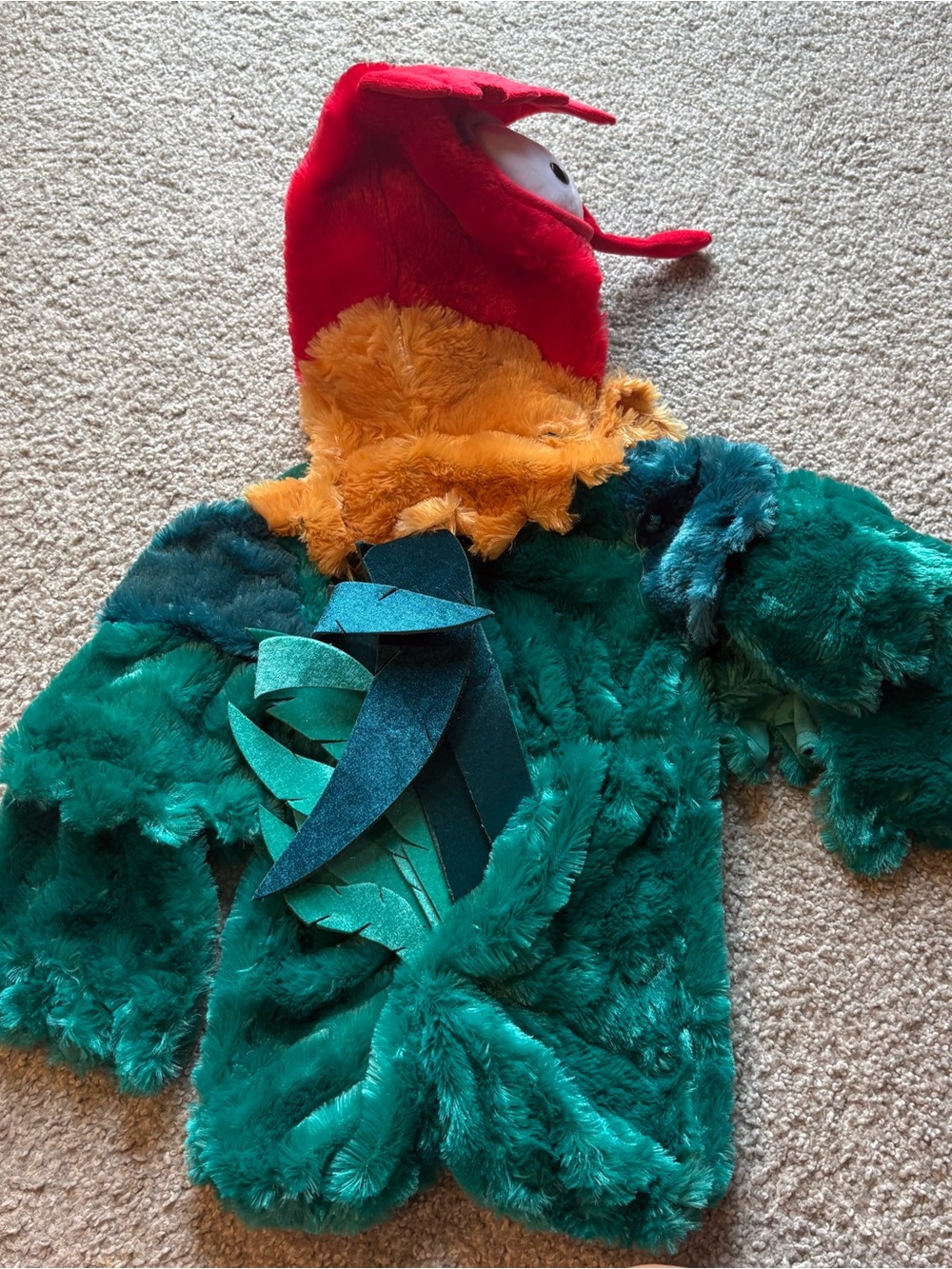 Disney Hei Hei Moana Costume Plush Bird Costume 2T Halloween World Land Cruise - Picture 7 of 7